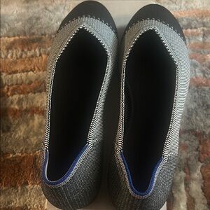 Rothy's Black and Blue Flats